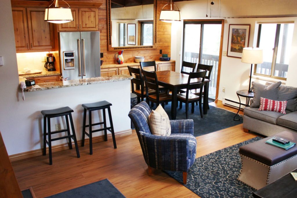 Vail condo with kitchen and dining space