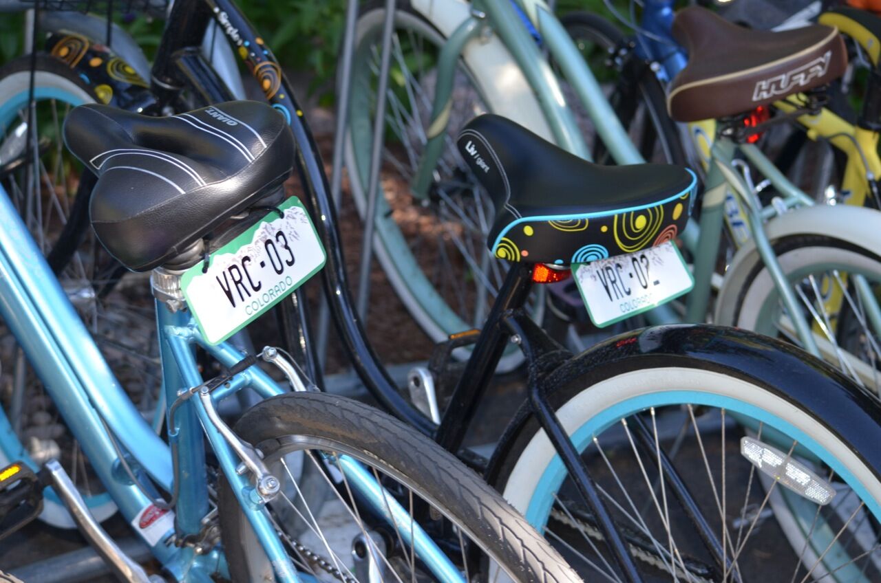 Bicycles with vanity plates
