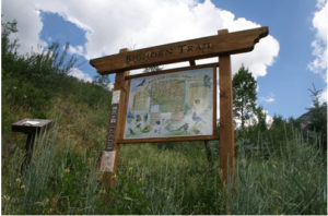 Big horn trail sign