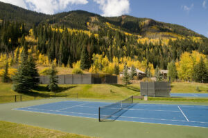 Fall Tennis Mountain Side at VRCMR